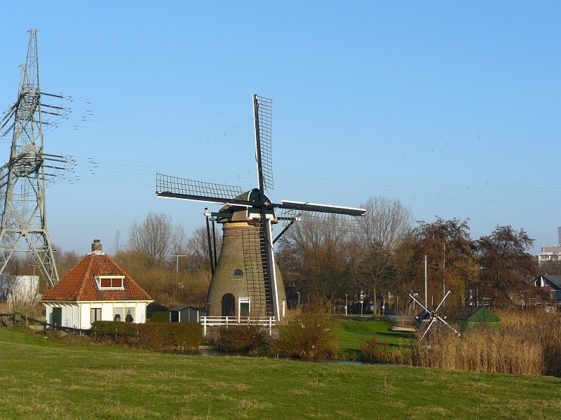 Stadsmolen, Leiden 16-12-2007.