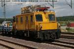 Ein Motortriebwagen MTW 10 f�r die Oberleitungsmontage (Golm, 07.07.2008)