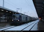 RBH 105 / 143 186-5 und RBH 101 (143 874-6) am sp�tem Abend mit einem Kesselzug (Berlin Sch�nefeld, 13.01.2009)    - Update: ++ 08.2018 bei Fa.