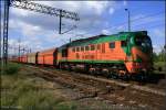 PMT M62-1841 mit Sch�ttgut im Gegenlicht (Kostrzyn, 06.08.2009)