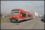 DB Regio 650 105-9 auf �berf�hrungsfahrt (ex 650 105-0, ex DB ZugBus Regionalverkehr Alb-Bodensee (RAB), NVR-Nummer 9580 0 650 105-9 D-DB, REV FKX 12.10.06, gesehen Berlin-Reinickendorf 26.03.2010)