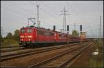 Mit dem Erzzug ist diesmal DB 151 094-0 mit einer Schwesterlok unterwegs (gesehen Berlin Sch�nefeld Flughafen 06.10.2010 - Update: 07/2012 in N�rnberg Rbf z; 08.08.2012 wiD)
