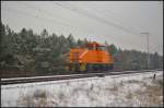 Und t�glich gr��t DB Fernverkehr 352 102 zum Tanken nach Bln.-Lichtenberg, hier am 28.01.2014 in der Berliner Wuhlheide