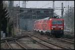 DB Regio 143 574-2 zieht den RE7 nach Wunsdorf-Waldstadt (Berlin Wannsee 13.04.2010)    Update: 12/2015 in Braunschweig z; 04/2016 �berf�hrt nach Opladen; ++ 05.04.2016 Opladen