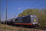 Hector Rail 162.006 / 151 066-8 'Hauser' überraschte Eingangs der Berliner Wuhlheide am 16.04.2019 mit einem Kesselwagenzug.