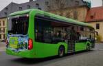 eCitaro startet am Fuldaer Stadtschlo zur nchsten Tour