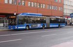 MAN Lions City Stadtbus Nr. 7179 mit Biogasantrieb am 20.09.2016 in Stockholm.