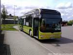 man-lions-city/269462/ein-hybrid-bus-aus-muenchen-zugast Ein Hybrid Bus aus Mnchen zugast beim RPNV / Hier steht der Bus vom Typ MAN aufm Busbahnhof in Bergen am 24.5.13