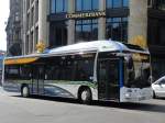 MAN LION`s CITY HYBRID Linienbus Ende April 2014 in Leipzig Zentrum gesehen.