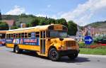 Schulbusse/467579/international-380c-t444-eehemaliger-us-school International 380C T444 E,ehemaliger US School Bus im Mai 2015 in Krems gesehen.