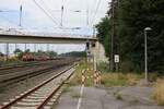 Bahnsteig Haltepunkt Duisburg Entenfang.