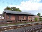 Ehemalige Gterschuppen Bahnhof Salzbergen, Deutschland 28-09-2018.