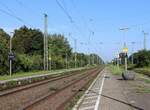 Bahnsteig Gleis 2 und 4 Bahnhof Empel-Rees 02-09-2021.