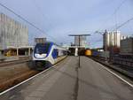 Gleis 1 en 2 Leiden Centraal Station 10-12-2019.