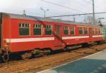 M2 Personenwagen AB mit nummer 50 88 82 48 660-2 der NMBS in Dendermonde Belgien 01-02-1994.