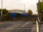 Bahnbergang Wanheimerstrasse, Duisburg 20-10-2016.