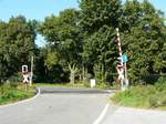 Bahnbergang Waldweg Bahnlinie Emmerich Wesel.