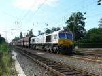 Euro Cargo Rail Class 77 Lok mit Nummer 247 029-2 Oberhausen, Deutschland 12-09-2014.