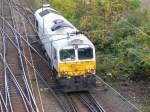 Euro Cargo Rail (ECR) Diesellok 247 016-9 bei Oberhausen Osterfeld Sd, Wittekindstrasse, Oberhausen 30-10-2015.