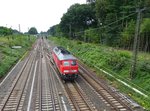 DB Schenker Diesellok 232 583-5 Abzweig Lotharstrasse, Forsthausweg, Duisburg 08-07-2016.