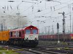 Rhein Cargo HGK (Hfen und Gterverkehr Kln AG) Diesellok DE 668 Gterbahnhof Oberhausen West 20-10-2016.