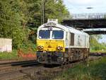 Euro Cargo Rail (ECR) Diesellok 077 014-4 Hoffmannstrasse, Oberhausen 13-10-2015.