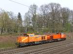 North Rail MaK G1000 Diesellok mit Nummer 92 80 1271 001-0 D-NTS und MaK 1206 dieselloc mit Aufschrift  Chemion  Abzweig Lotharstrasse.