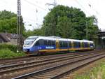 NWB (Nord West Bahn) Bombardier Talent Triebzug VT 643 341 (95 80 0943 341-7 D-NWB) Hoffmannstrasse, Oberhausen 08-07-2016.