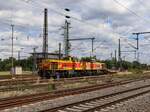 Eisenbahn und H�fen GmbH Diesellokomotive 549 und 548 G�terbahnhof Oberhausen West 11-07-2024.