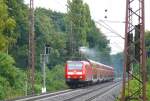 DB Lok 146 029 bei Haldern (Rees) am 11-09-201.