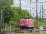 DB Schenker loc 185 364-7 Rangierbahnhof Gremberg, Bahnbergang Porzer Ringstrae, Kln 20-05-2016.