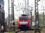 DB Schenker loc 189 026-8 Gterbahnhof Oberhausen West bei Stellwerk Mathilde 31-03-2017.