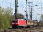 DB Cargo Lok 185 160-9 Rangierbahnhof Kln Gremberg bij de Porzer Ringstrae, Kln 31-03-2017.