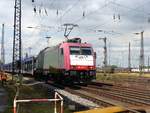 Crossrail Lok 185 593-1 Gterbahnhof Oberhausen West 13-07-2017.