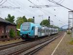 Keolis Eurobahn Stadler FLIRT Triebzug ET 4.04 Gleis 4 Salzbergen 17-08-2018.