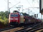 DB Cargo Lok 152 157-4 Diesel Strasse, Salzbergen 28-09-2018.