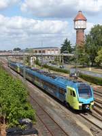 Abellio Westfalenbahn Triebzug ET 411 Lingen 17-08-2018.