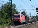 DB Cargo Lokomotive 152 093-1 Devesstrae, Salzbergen 23-07-2019.