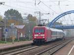 DB Lokomotive 101 125-3 Gleis 4 Salzbergen 21-11-2019.