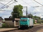 Alpha Trains Lokomotive 185 575-8 (91 80 6 185 575-8 D-BEBRA) Durchfahrt Gleis 4 Bahnhof Salzbergen 16-09-2021.