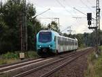 Keolis Eurobahn Stadler FLIRT 3 Triebzug ET 4 07 Devesstrae, Salzbergen 16-09-2021.