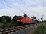 DB Cargo Lokomotive 185 358-9 Devesstrae, Salzbergen 03-06-2022.