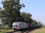 KombiRail Europe Lokomotive 193 145-0 (91 80 6193 145-0 D-Rpool) Bahn�bergang Frietenweg, Hamminkeln 19-09-2024.