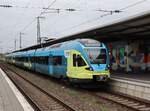 Eurobahn ET 8.03 und 8.06 Bahnhof Rheine 17-04-2025.

Eurobahn ET 8.03 en 8.06 station Rheine 17-04-2025.