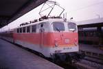 DB S-Bahn Lok 141 439-0 Nrnberg Hbf Februari 1989.