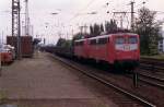 140 816-0 mit Schwesterlok in Hamm (Westf) 29-05-1993.