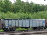 Eanos offener Drehgestell-Wagen mit Aufschrift  NACCO  und Nummer 37 RIV 80 D-RCW 5377 209-1 Rangierbahnhof Gremberg, Porzer Ringstrae, Kln 20-05-2016.