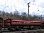 Fakks 127 Drehgestell-Schttgutkippwagen mit Nummer 31 80 D-DB 6781 006-5 Rangierbahnhof Kln Gremberg.