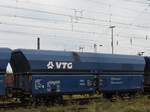 Falns vierassige zelflosser van VTG met nummer 37 TEN 80 D-VTGD 6644 669-1  goederenstation Oberhausen West 18-08-2022.