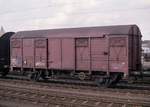 Gs Gedeckter Gterwagen der SNCF mit Nummer 87 122 5 929-2 Rheine, Deutschland 04-08-1992. Scan und Bild: Hans van der Sluis.

Gs twee-assige gesloten goederenwagen van de SNCF met nummer 87 122 5 929-2 in Rheine (Duitsland) dinsdag 04-08-1992. Gescand van negatief. Scan en foto: Hans van der Sluis.